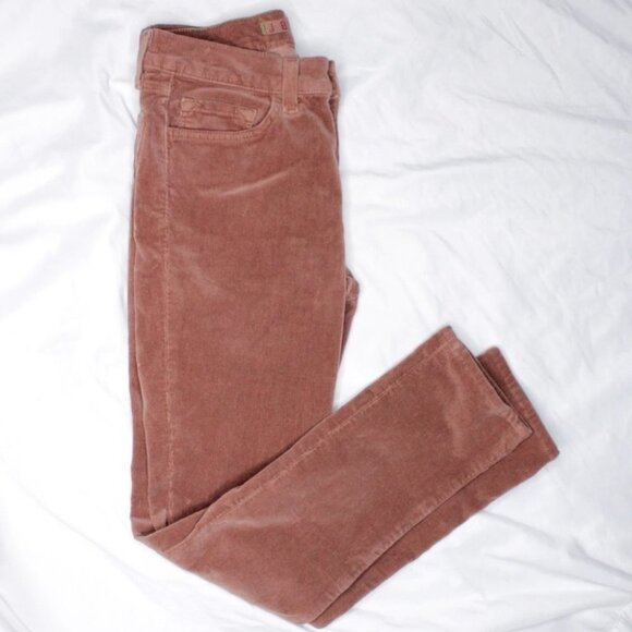 J Brand Corduroy Henna Skinny Leg Pants Size 27 - Picture 2 of 15